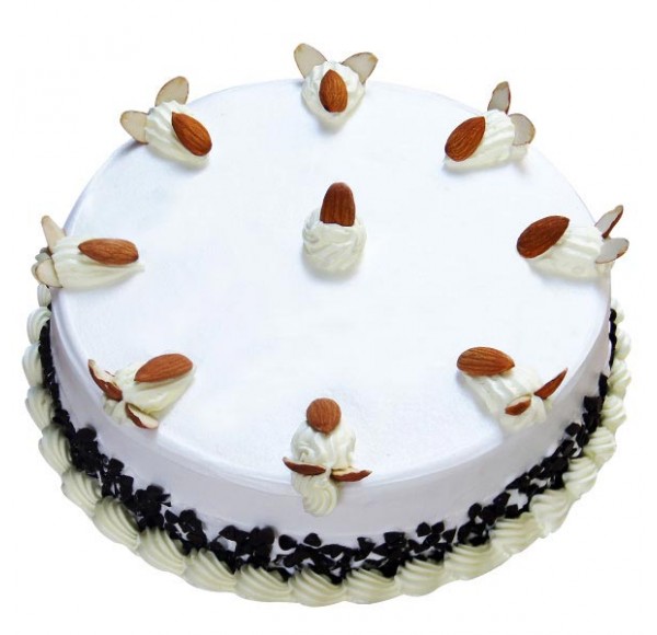 Eggless Almond Cake